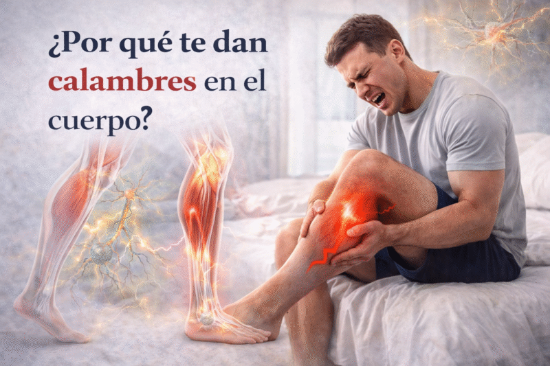 ¿Por qué te dan calambres en el cuerpo?