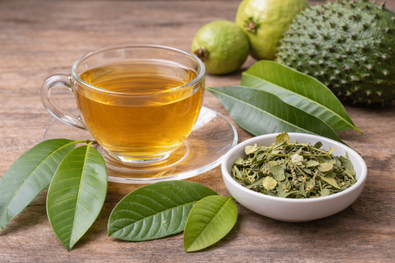 Té de Hojas de Mango, Guayaba y Guanábana