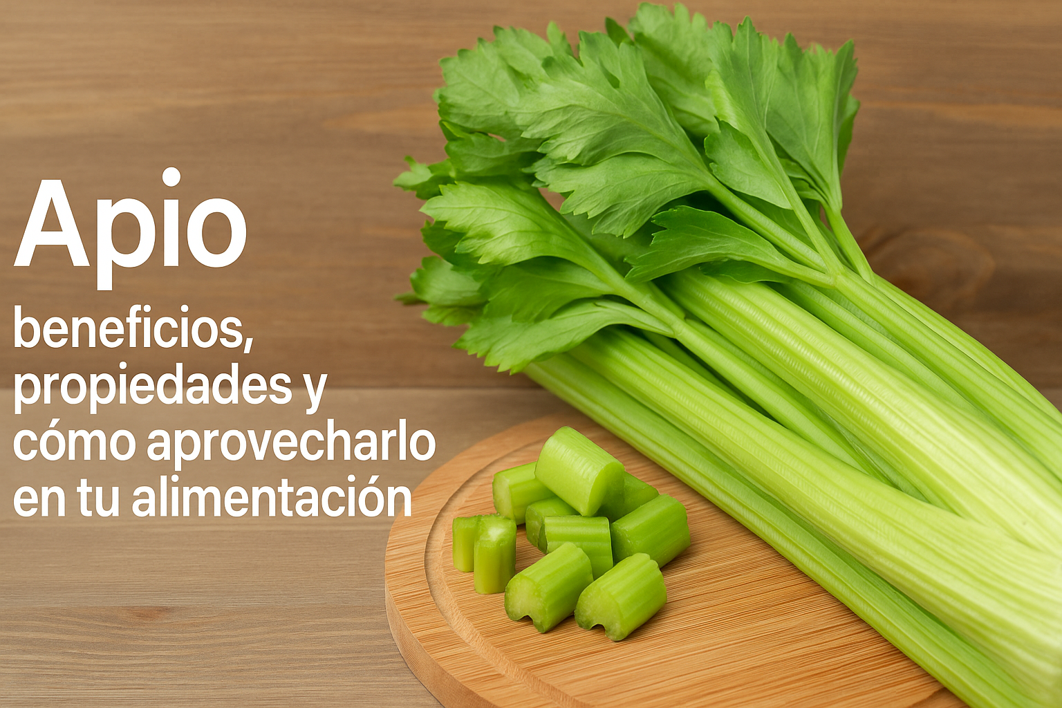 Apio: beneficios y propiedades